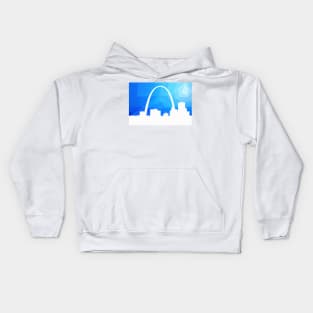 St. Louis Arch and Skyline Kids Hoodie